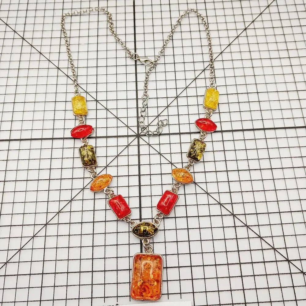 Necklace Pendant Statement 18